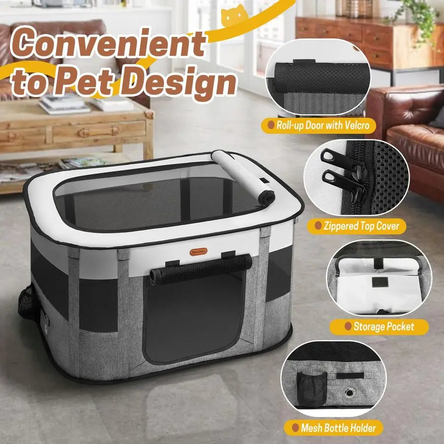 Andra Nomad™ | Deluxe Outdoor Pet Playpen - Pop-Up Camping Tent & Travel Crate with Carrying Case