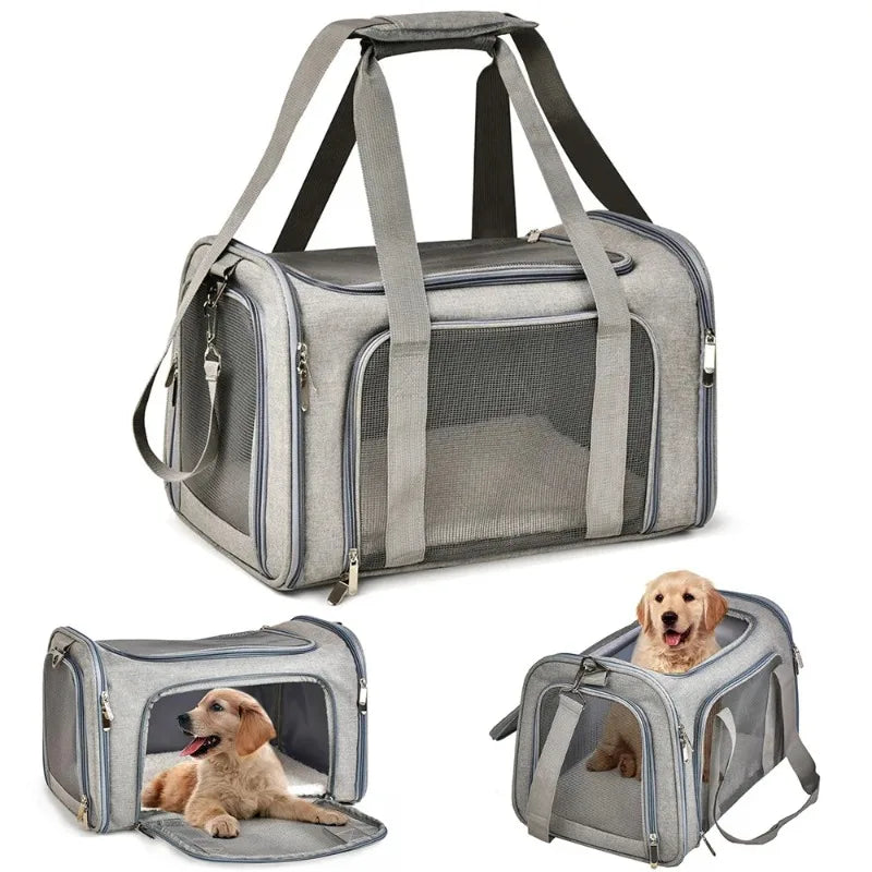 Andra SkyCabin™ | Airline Approved Soft-Sided Pet Carrier - Premium Travel Bag for Small Dogs & Cats