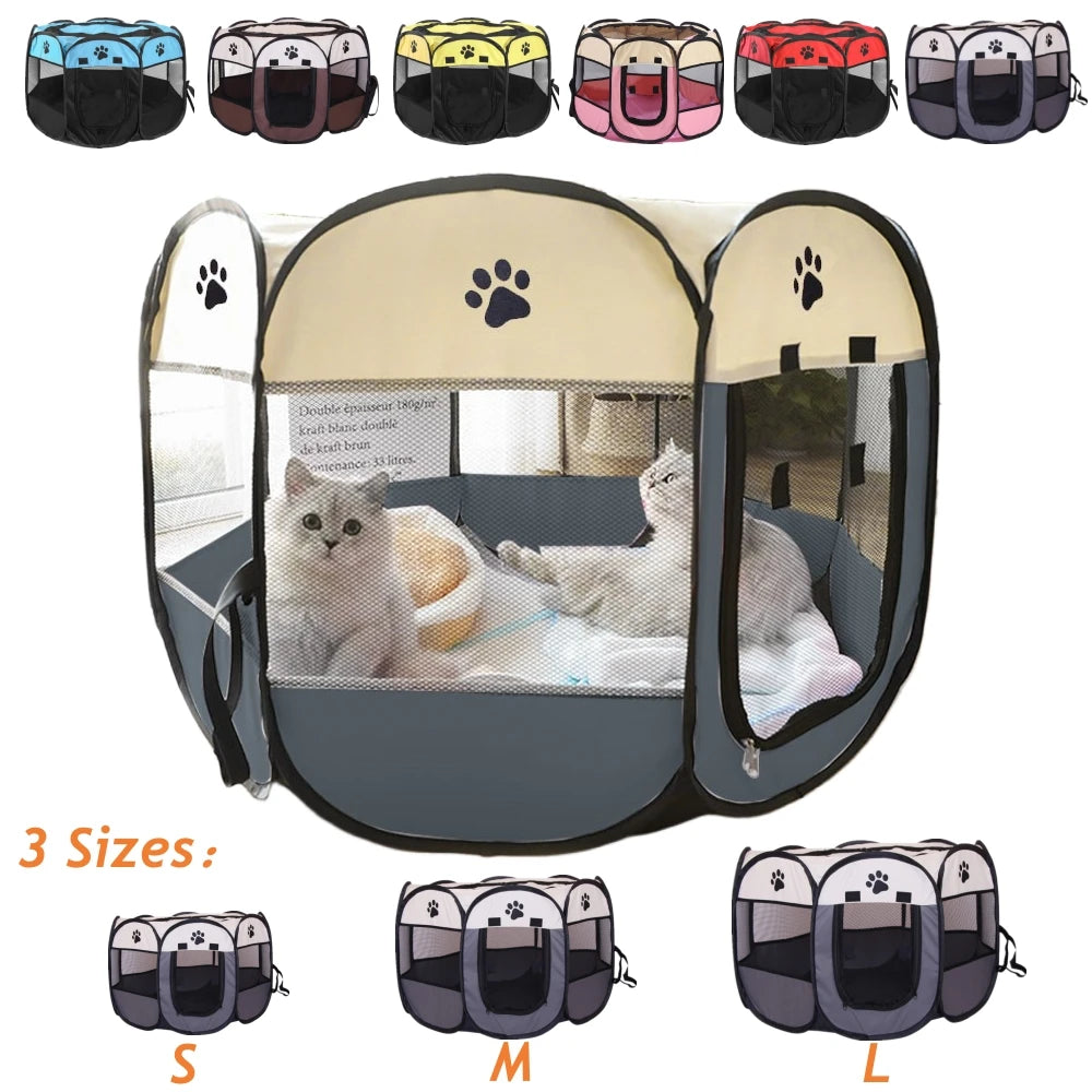 Andra Guard™ | Portable Foldable Pet Playpen - Lightweight Indoor & Outdoor Travel Kennel