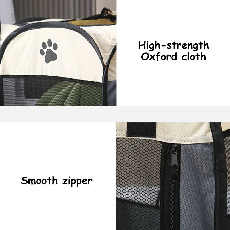 Andra Guard™ | Portable Foldable Pet Playpen - Lightweight Indoor & Outdoor Travel Kennel